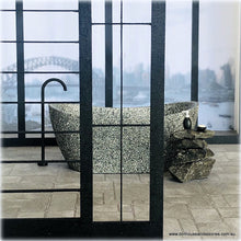 Modern Granite-Look Bath with Freestanding Tap - Miniature