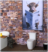 Dollhouse miniature modern toilet