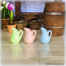 Colourful Set of 3 Jugs - Miniature