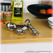 Dollhouse miniature kitchen measuring spoons