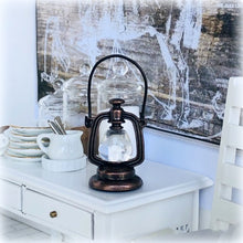 Dollhouse rustic hanging lantern