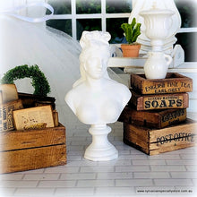 Dollhouse classical bust garden statue museum