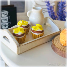Dollhouse lemon cupcakes