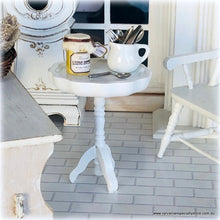 Dollhouse furniture white side table