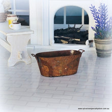 Dollhouse miniature rusted tub
