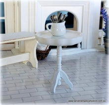 Dollhouse furniture white side table