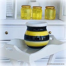Honey Bee Black and Yellow Pot