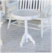 Dollhouse furniture white side table