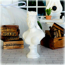 Dollhouse classical bust garden statue museum
