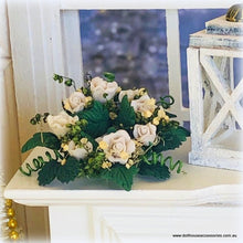 White Rose Garland - Miniature