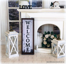 Welcome Sign - Framed - 8 cm