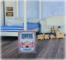 Dollhouse miniature Circus sign