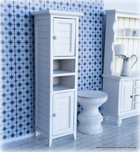 White Bathroom Cabinet - Miniature