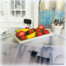 White Serving Platter - Rectangle -  Miniature