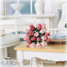 Dollhouse dusky pink mulberry paper rose bouquet