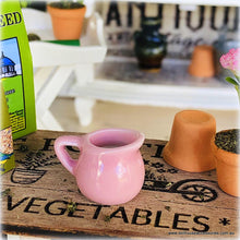 Dollhouse miniature pink milk jug accessory