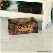 Post Office Sorting Department Crate - Miniature