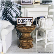 Dollhouse modern farmhouse rustic accent table living room furniture