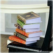 Dollhouse miniature set of books