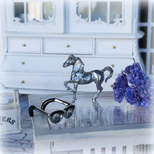 Silver Pewter Horse Ornament - Miniature