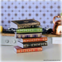 Dollhouse miniature set of books
