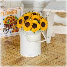 Dollhouse miniature sunflowers bouquet florist market