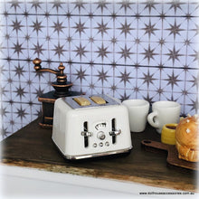 Dollhouse modern toaster white