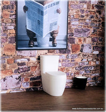 Dollhouse miniature modern toilet