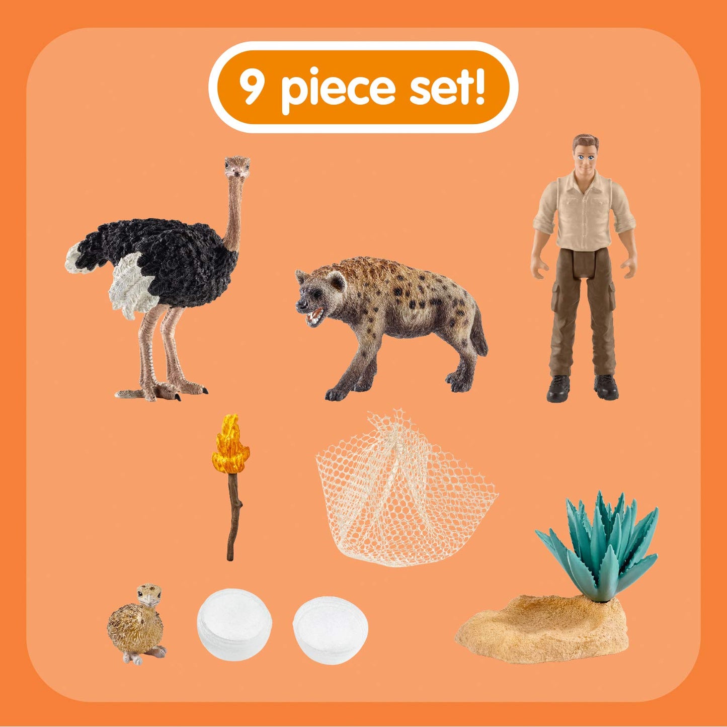 Schleich Wild Life Hyena Attack Set