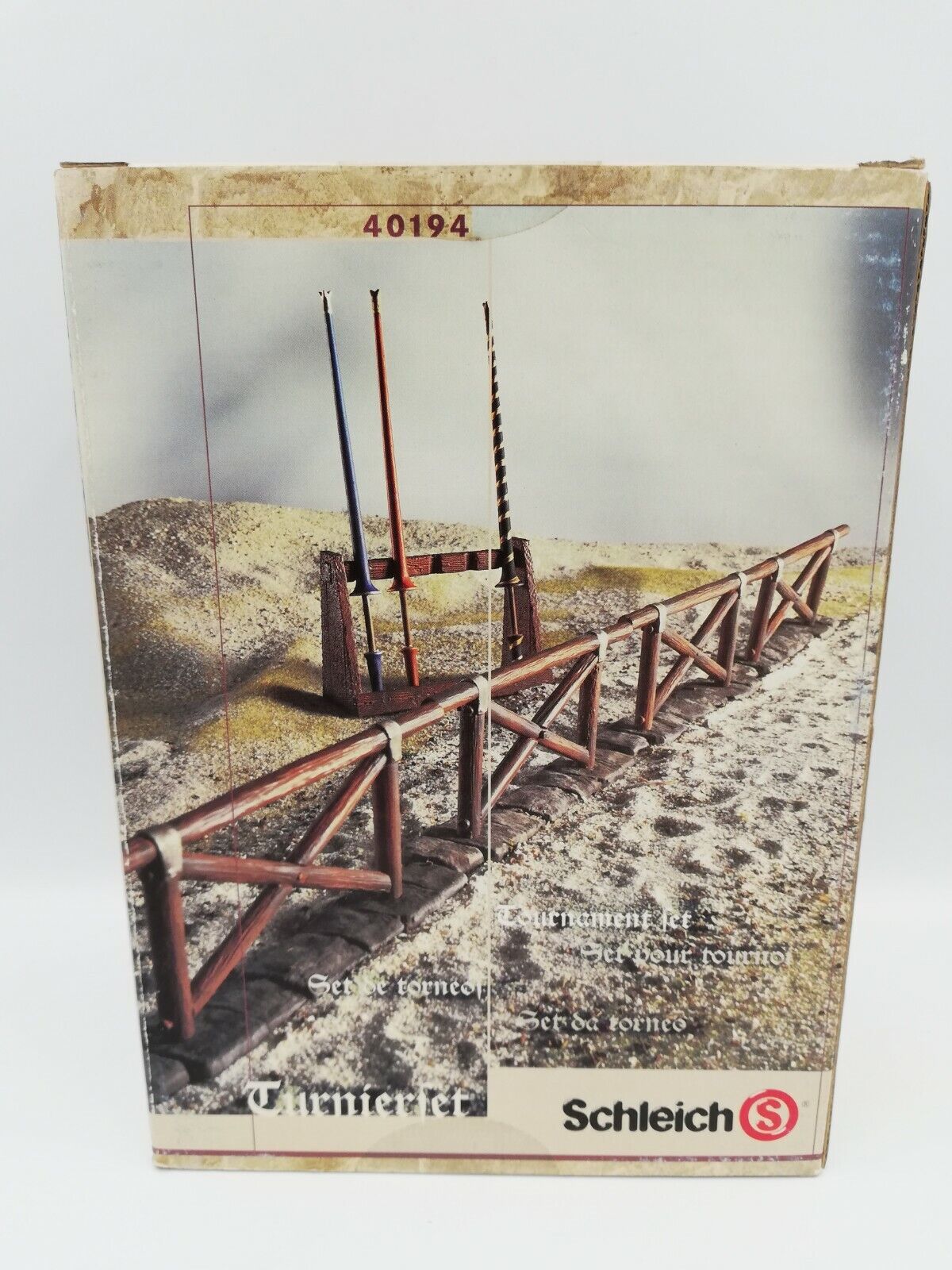 Schleich world of knights jousting fence tournament
