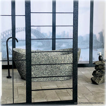 Modern Granite-Look Bath with Freestanding Tap - Miniature