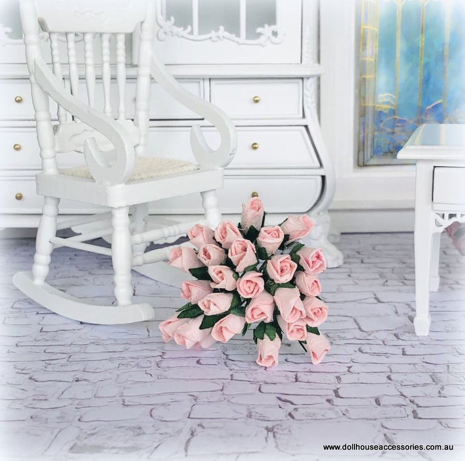 Bouquet of Blush Pink Roses - Miniature