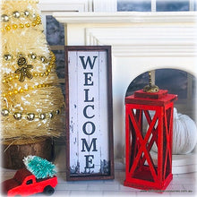 Welcome Sign - Framed - 8 cm