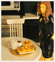 Modern doll dollhouse breakfast kitchen