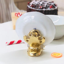 Reutter Porcelain Nativity Set, Angel and Plate  - Miniature