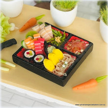 Dollhouse Miniature Japanese Bento food set