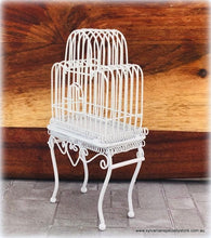 White Bird Cage  - Miniature