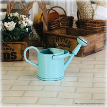 Blue Watering Can - Metal - Miniature