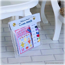 Dollshouse Cross Stitch Sampler - Alphabet - For Display only -  Miniature
