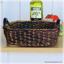 Reutter porcelain faux weave bread basket small