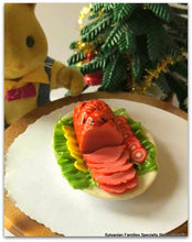 Miniature Dollshouse Christmas Ham for Sylvanian Families