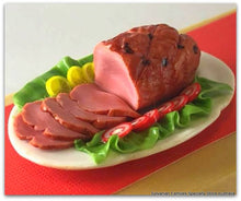 Miniature Dollshouse Christmas Ham for Sylvanian Families