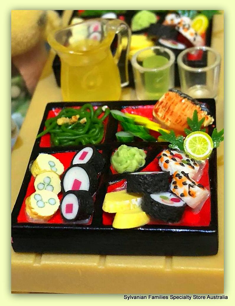 Miniature Dollshouse Bento Box scale 1:12