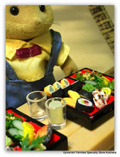 Sylvanian Families love Sushi - Japanese Bento box miniature food