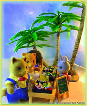 Sylvanian Families having a beach party sushi bento