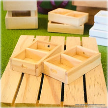 Wooden Soda Crates pair Dollhouse miniature