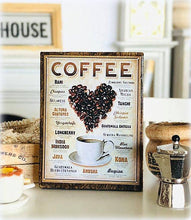 Miniature Dollhouse Coffee Sign
