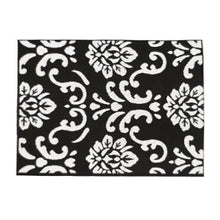 Modern Rug - Black & Gray - Miniature
