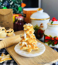 Doll house miniature Christmas Shortbread tree food accessory Australia