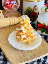 Shortbread Christmas Tree on plate - Miniature